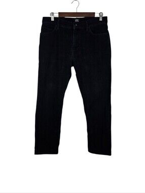 BDG Womens Black Corduroy Pants Dad Fit Straight Grunge Skater Goth Size 30 x 30